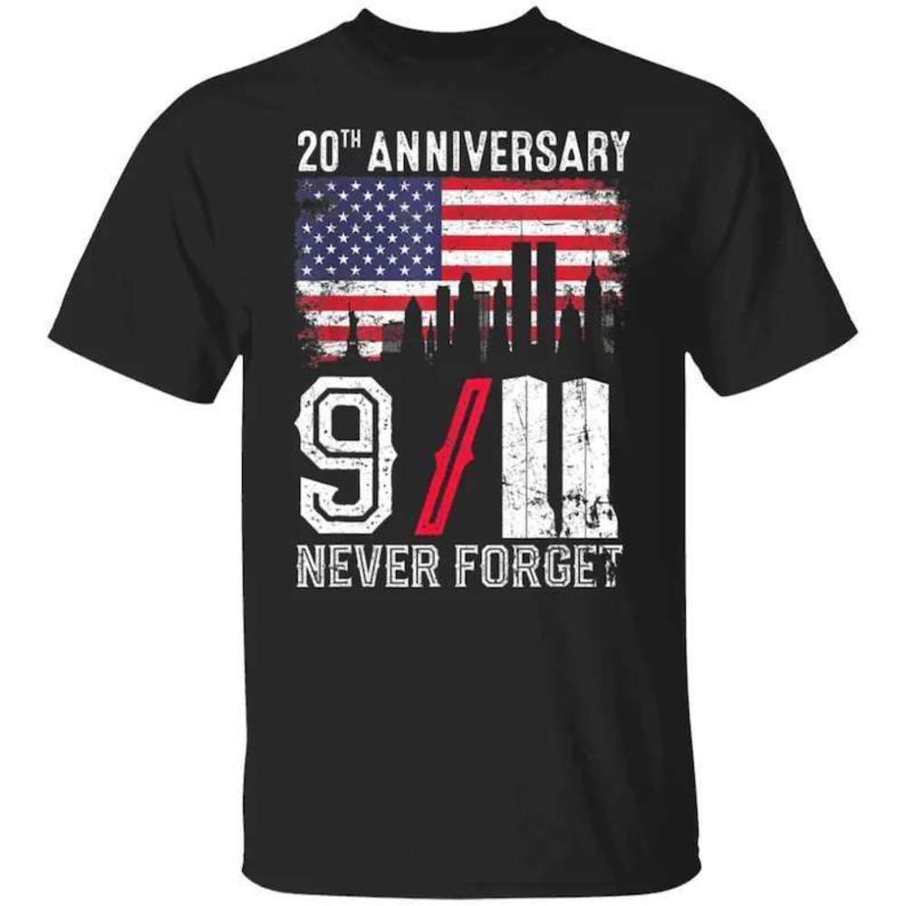 9 11 20Th Anniversary Never Forget Unisex T Shirt